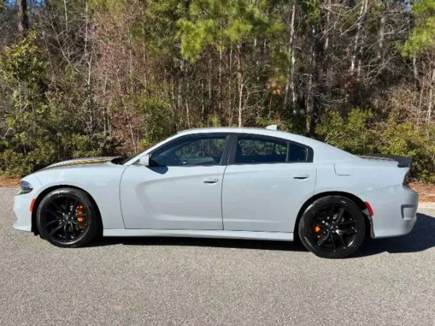 2022 /Black Dodge Charger GT (2C3CDXHG9NH) with an 3.6L V6 DOHC 24V engine, 8-Speed Automatic transmission, located at 3598 James B White Hwy South, Whiteville, NC, 28472, (910) 642-3196, 34.294846, -78.732613 - 2022 Dodge Charger GT - Photo#1