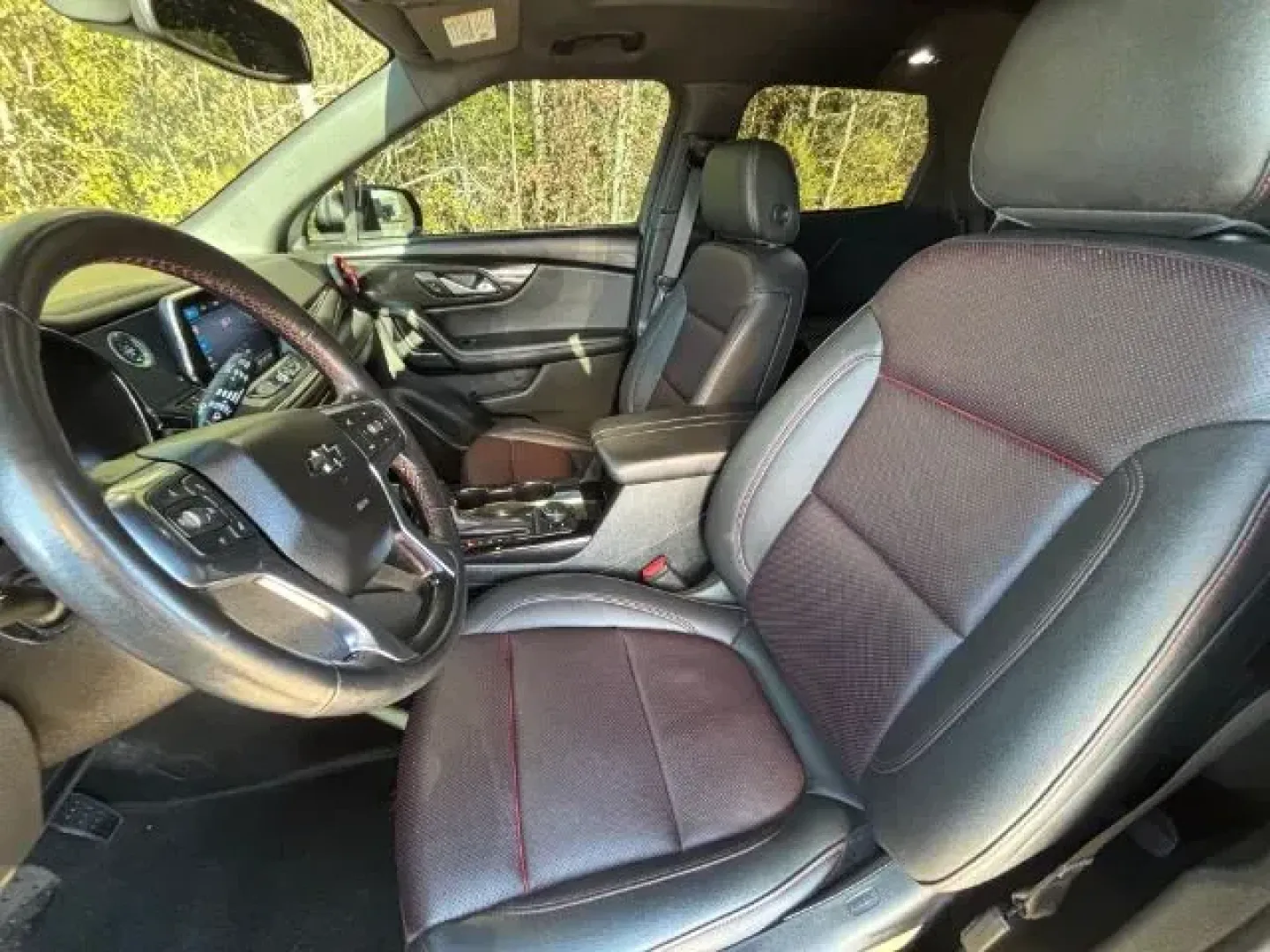 2021 /Jet Black, leather Chevrolet Blazer RS (3GNKBERS9MS) with an 3.6L V6 DOHC 24V engine, 9-Speed Automatic transmission, located at 9146 Ocean Hwy West, Calabash, NC, 28467, (910) 579-1110, 33.928635, -78.576157 - 2021 Chevrolet Blazer RS - Photo#8