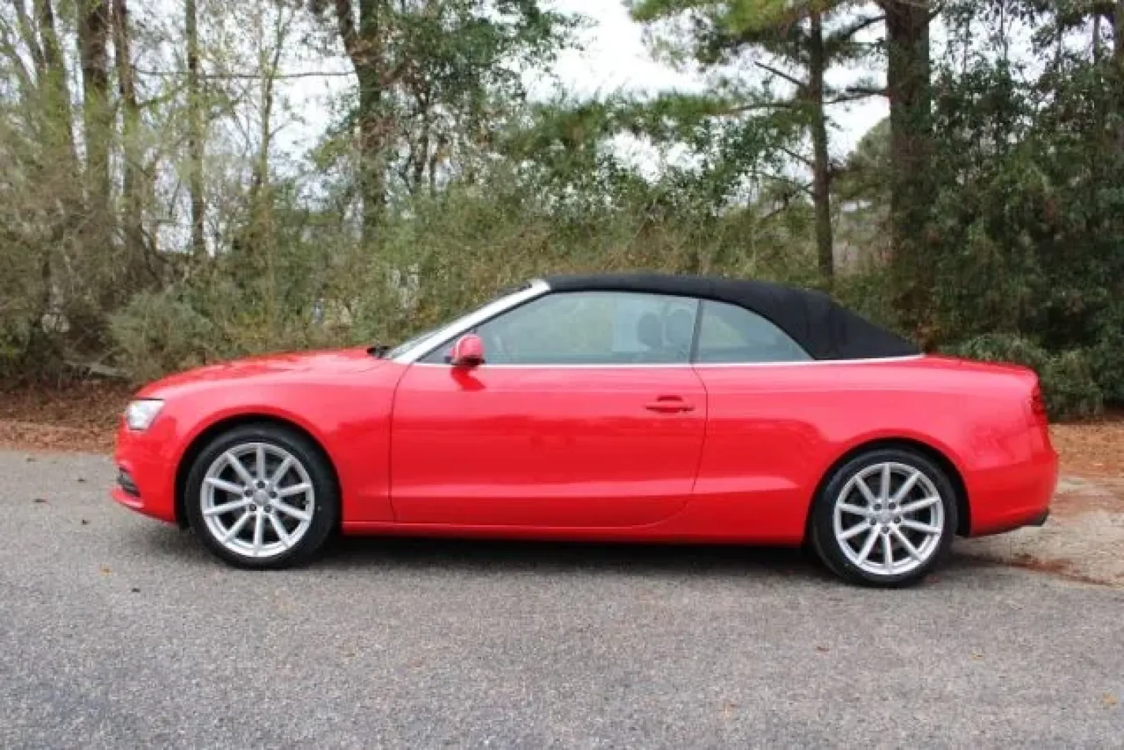 2015 /Black, leather Audi A5 2.0T Premium Cabriolet quattro (WAUCFAFH9FN) with an 2.0L L4 DOHC 16V TURBO engine, 8-Speed Automatic transmission, located at 3598 James B White Hwy South, Whiteville, NC, 28472, (910) 642-3196, 34.294846, -78.732613 - 2015 Audi A5 2.0T Premium Cabriolet quattro - Photo#4