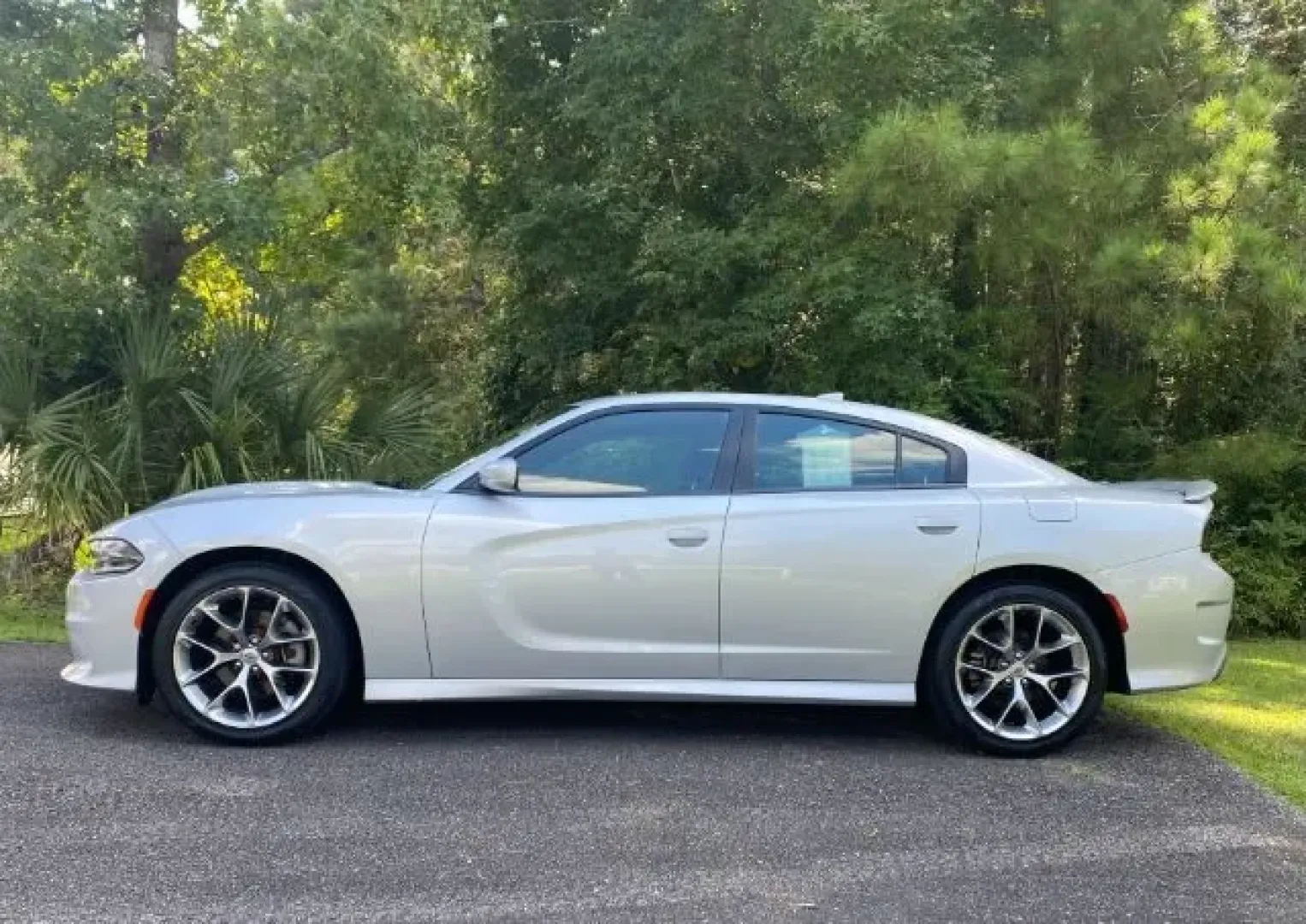 2021 /Black, cloth Dodge Charger GT (2C3CDXHG6MH) with an 3.6L V6 DOHC 24V engine, 8-Speed Automatic transmission, located at 3598 James B White Hwy South, Whiteville, NC, 28472, (910) 642-3196, 34.294846, -78.732613 - **Unleash Your Inner Driver with the 2021 Dodge Charger GT - Perfect for Adventurous Souls!**<br /> <br /> Are you seeking a powerful yet practical sedan that can elevate your daily commutes and weekend getaways? Look no further than the stunning 2021 Dodge Charger GT, now available at Car City - Ca - Photo#1