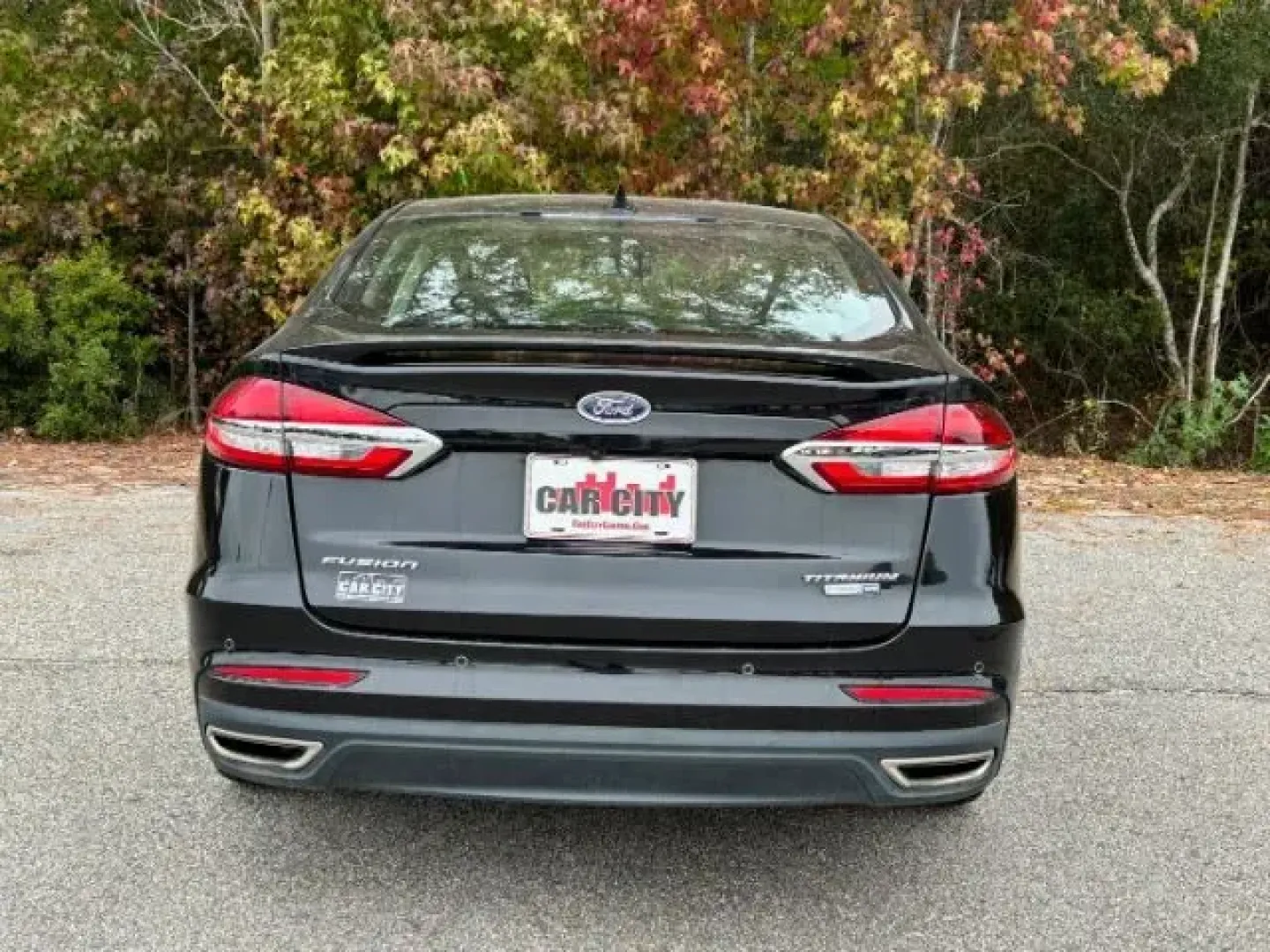 2020 /Ebony, leather Ford Fusion Titanium AWD (3FA6P0D99LR) with an 2.0L L4 DOHC 16V engine, 6-Speed Automatic transmission, located at 9146 Ocean Hwy West, Calabash, NC, 28467, (910) 579-1110, 33.928635, -78.576157 - 2020 Ford Fusion Titanium AWD - Photo#4