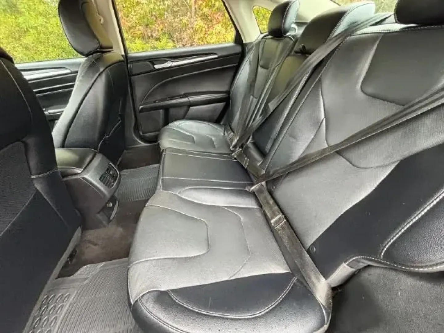 2020 /Ebony, leather Ford Fusion Titanium AWD (3FA6P0D99LR) with an 2.0L L4 DOHC 16V engine, 6-Speed Automatic transmission, located at 9146 Ocean Hwy West, Calabash, NC, 28467, (910) 579-1110, 33.928635, -78.576157 - 2020 Ford Fusion Titanium AWD - Photo#8