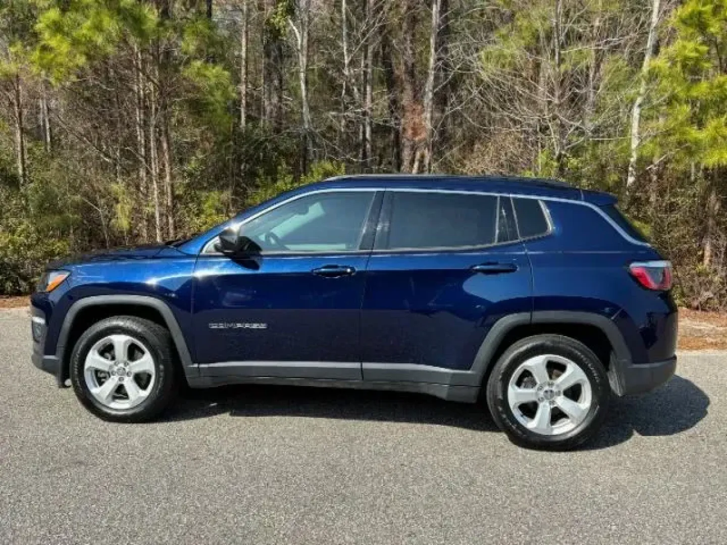2019 /tan leather Jeep Compass Latitude FWD (3C4NJCBB8KT) with an 2.4L L4 DOHC 16V engine, located at 9146 Ocean Hwy West, Calabash, NC, 28467, (910) 579-1110, 33.928635, -78.576157 - 2019 Jeep Compass Latitude FWD - Photo#1