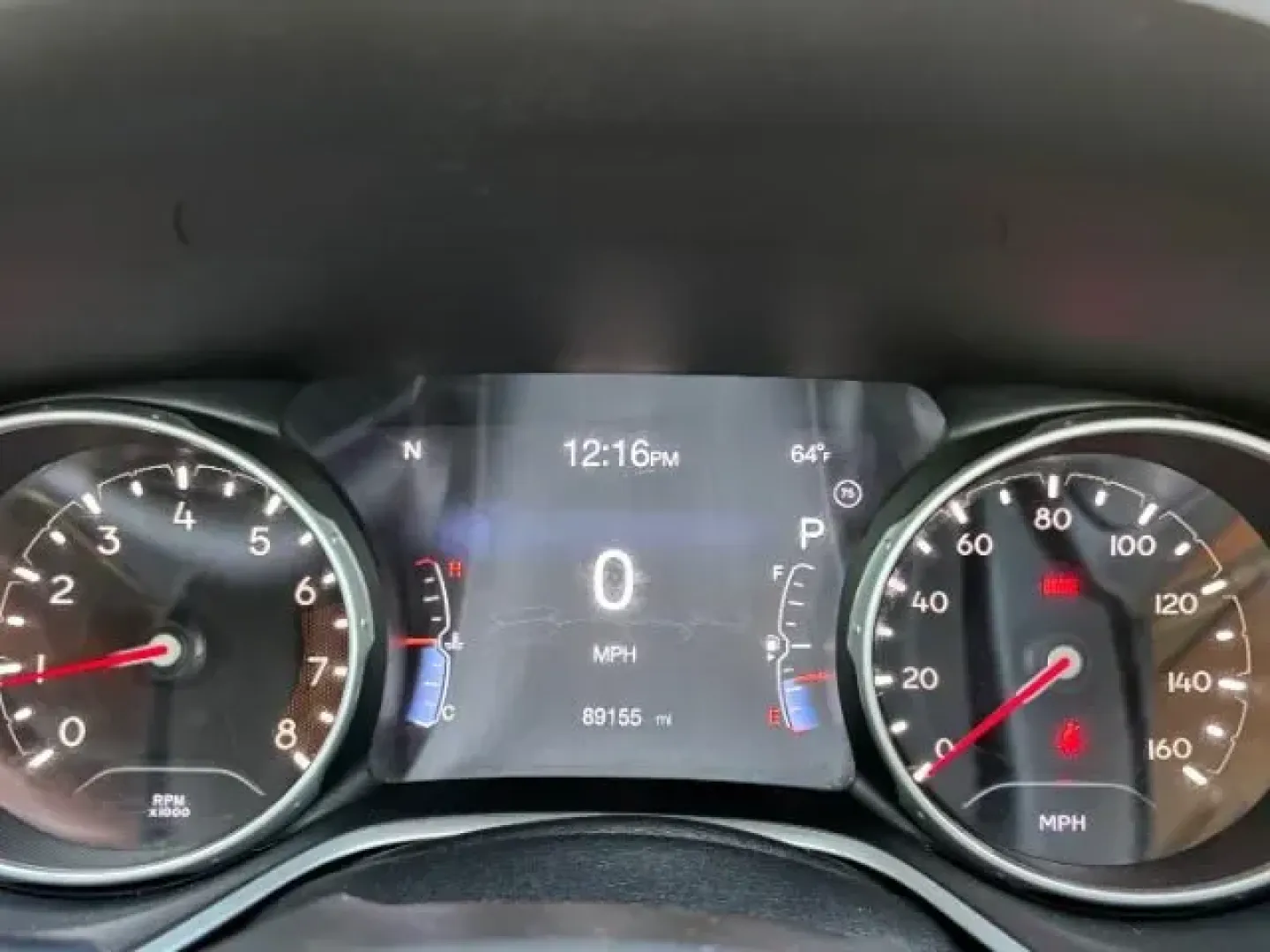 2019 /tan leather Jeep Compass Latitude FWD (3C4NJCBB8KT) with an 2.4L L4 DOHC 16V engine, located at 9146 Ocean Hwy West, Calabash, NC, 28467, (910) 579-1110, 33.928635, -78.576157 - 2019 Jeep Compass Latitude FWD - Photo#5