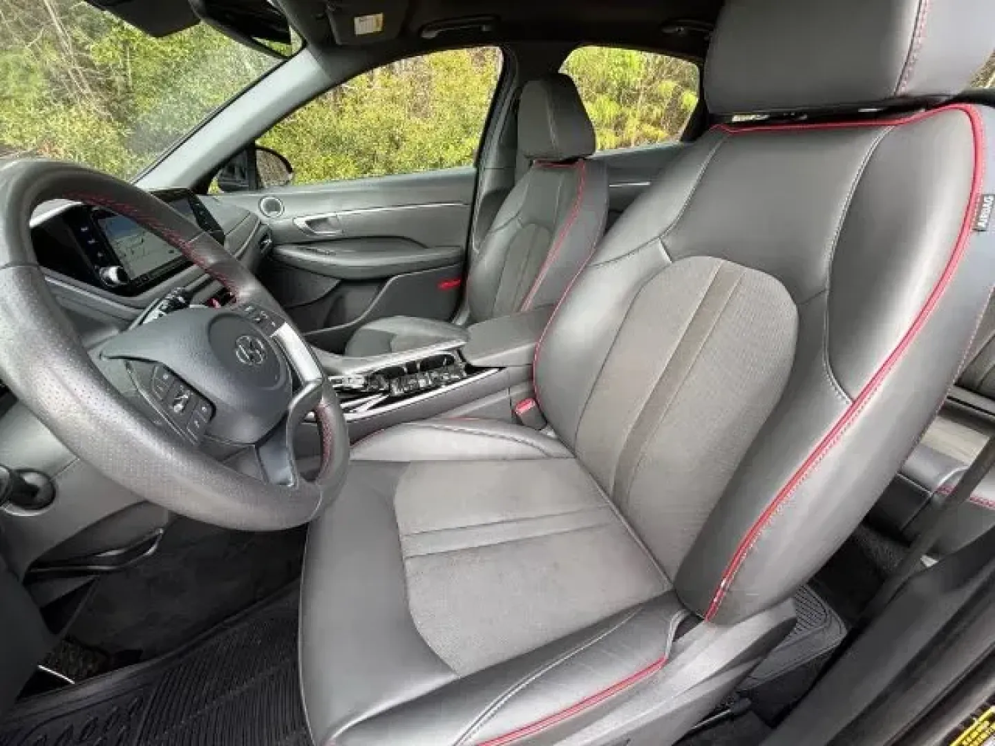 2023 /DARK GRAY LEATHER Hyundai Sonata SEL Plus (KMHL44J24PA) with an Other engine, located at 3598 James B White Hwy South, Whiteville, NC, 28472, (910) 642-3196, 34.294846, -78.732613 - 2023 Hyundai Sonata SEL Plus - Photo#8