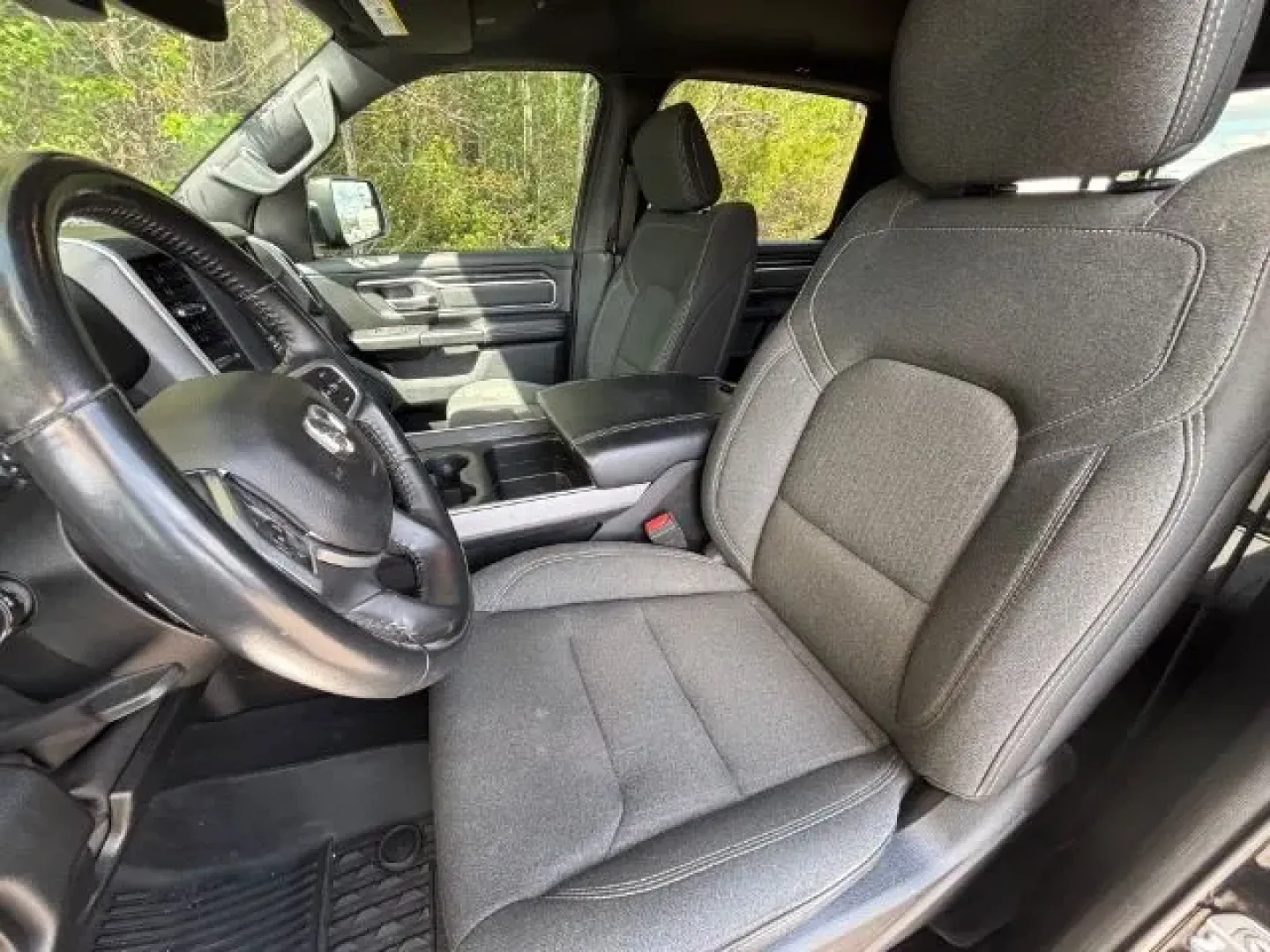 2020 /Black, premium cloth Ram 1500 Big Horn Crew Cab SWB 2WD (1C6RREFT7LN) with an 5.7L V8 OHV 16V engine, 8-Speed Automatic transmission, located at 3598 James B White Hwy South, Whiteville, NC, 28472, (910) 642-3196, 34.294846, -78.732613 - **Experience Adventure and Utility with the 2020 Ram 1500 Big Horn Crew Cab at Car City - Calabash!**<br /> <br /> If you're seeking the perfect balance of rugged capability and modern comfort, look no further than this 2020 Ram 1500 Big Horn Crew Cab. Whether you're planning weekend getaways with f - Photo#8