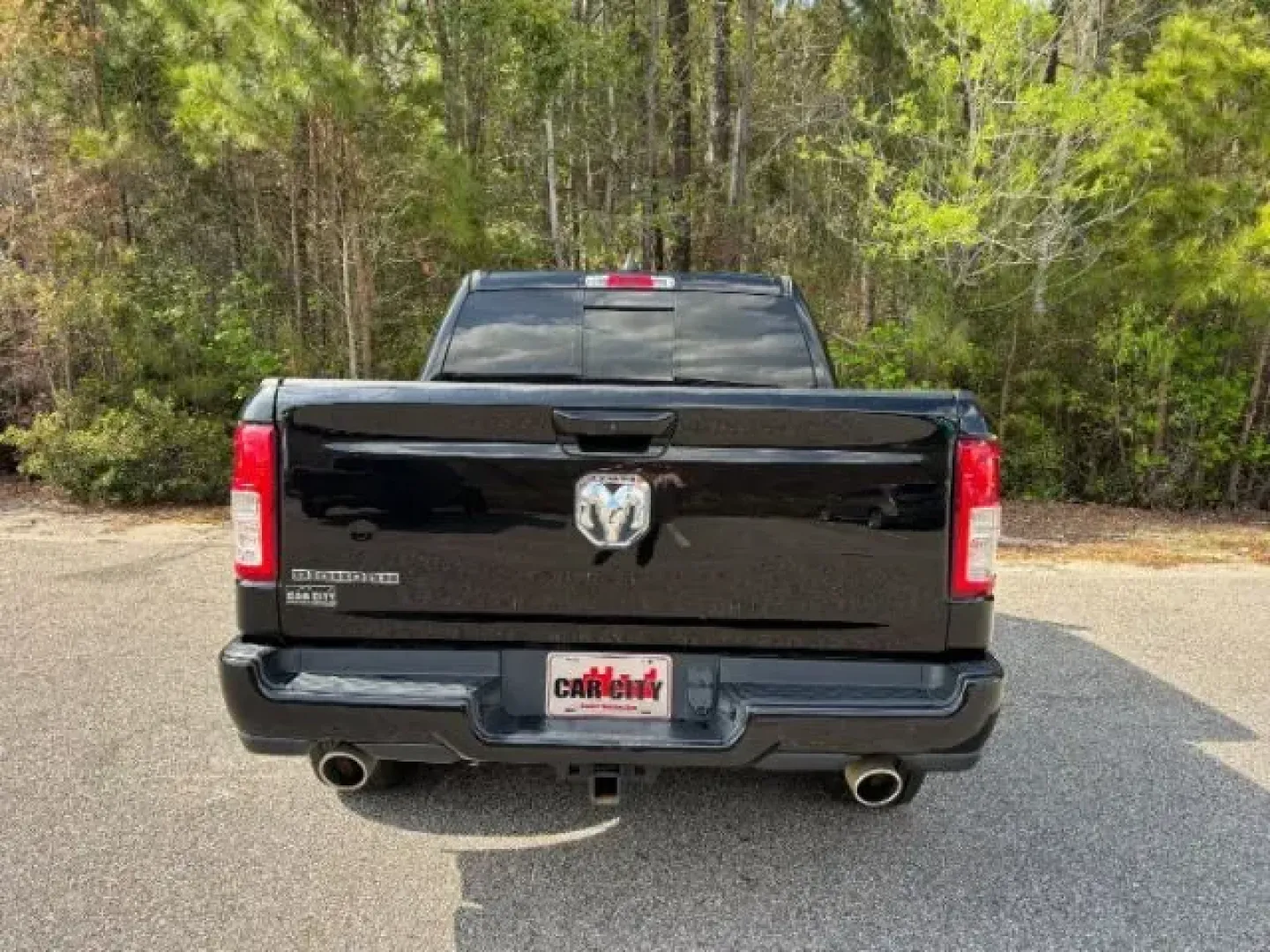 2020 /Black, premium cloth Ram 1500 Big Horn Crew Cab SWB 2WD (1C6RREFT7LN) with an 5.7L V8 OHV 16V engine, 8-Speed Automatic transmission, located at 9146 Ocean Hwy West, Calabash, NC, 28467, (910) 579-1110, 33.928635, -78.576157 - 2020 Ram 1500 Big Horn Crew Cab SWB 2WD - Photo#4