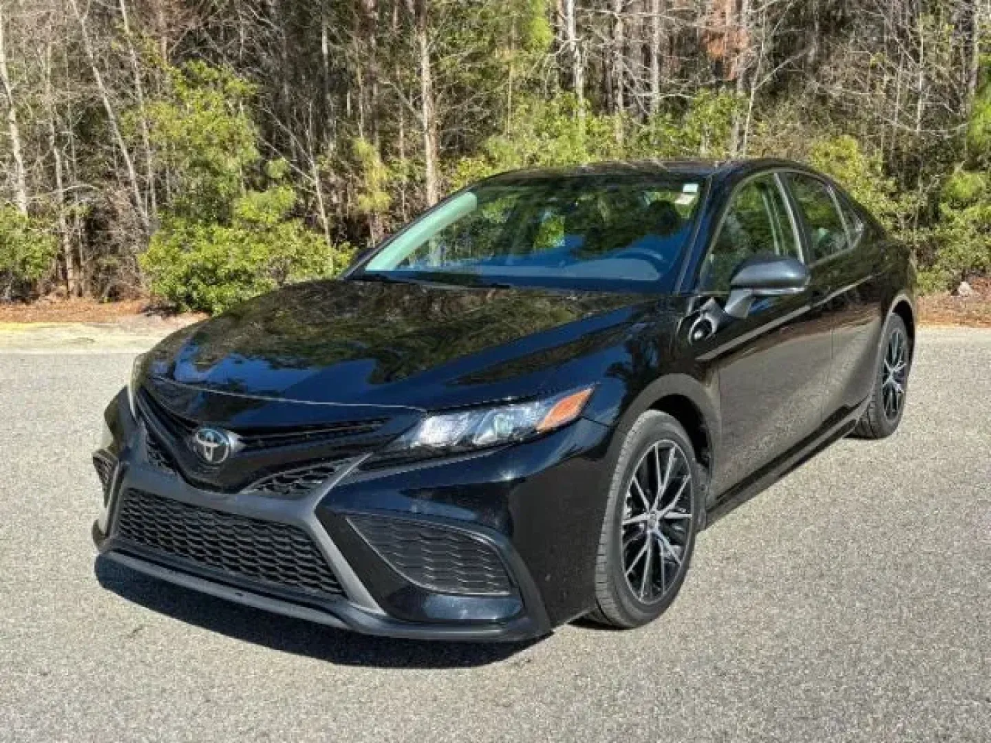 2023 /Black Toyota Camry SE | SE Nightshade Edition | SE Nightshade Edition (4T1G11AK7PU) with an 2.5L I-4 port/direct injection engine, located at 9146 Ocean Hwy West, Calabash, NC, 28467, (910) 579-1110, 33.928635, -78.576157 - 2023 Toyota Camry SE | SE Nightshade Edition | SE Nightshade Edition - Photo#0
