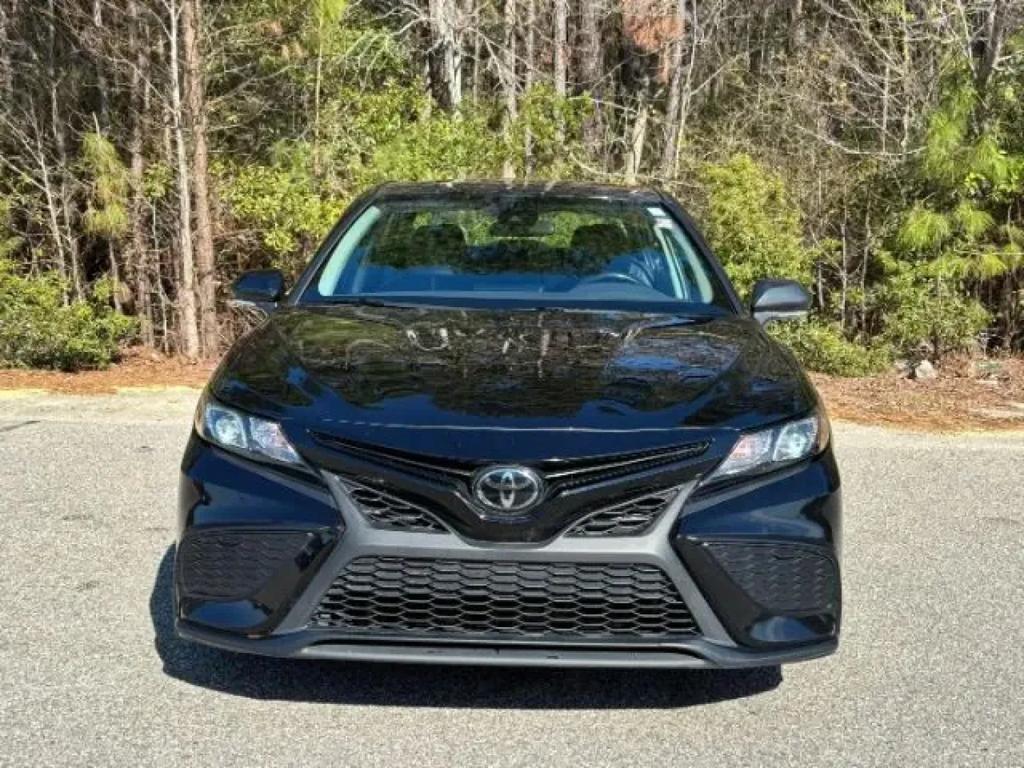 2023 /Black Toyota Camry SE | SE Nightshade Edition | SE Nightshade Edition (4T1G11AK7PU) with an 2.5L I-4 port/direct injection engine, located at 9146 Ocean Hwy West, Calabash, NC, 28467, (910) 579-1110, 33.928635, -78.576157 - 2023 Toyota Camry SE | SE Nightshade Edition | SE Nightshade Edition - Photo#3