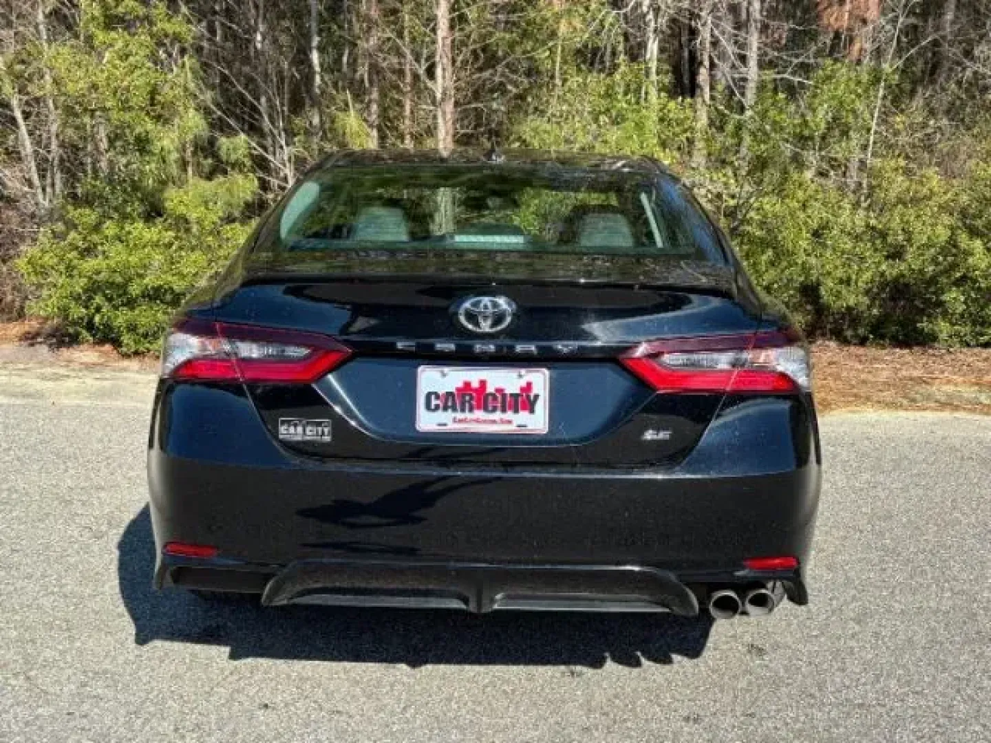 2023 /Black Toyota Camry SE | SE Nightshade Edition | SE Nightshade Edition (4T1G11AK7PU) with an 2.5L I-4 port/direct injection engine, located at 9146 Ocean Hwy West, Calabash, NC, 28467, (910) 579-1110, 33.928635, -78.576157 - 2023 Toyota Camry SE | SE Nightshade Edition | SE Nightshade Edition - Photo#4