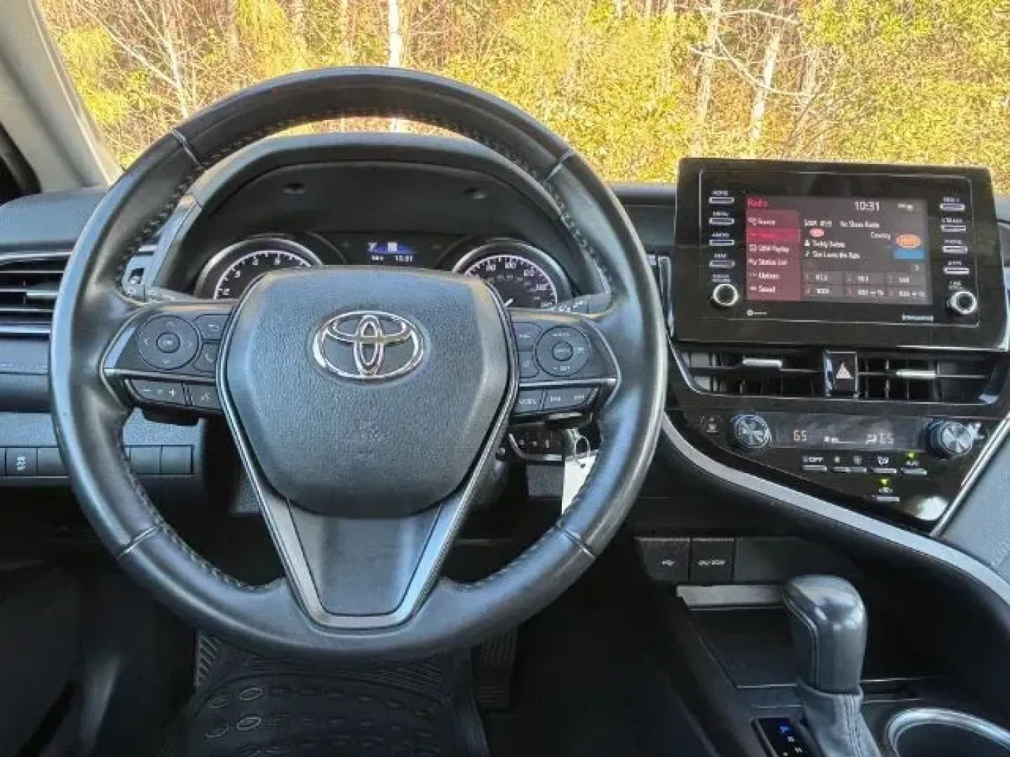 2023 /Black Toyota Camry SE | SE Nightshade Edition | SE Nightshade Edition (4T1G11AK7PU) with an 2.5L I-4 port/direct injection engine, located at 9146 Ocean Hwy West, Calabash, NC, 28467, (910) 579-1110, 33.928635, -78.576157 - 2023 Toyota Camry SE | SE Nightshade Edition | SE Nightshade Edition - Photo#6