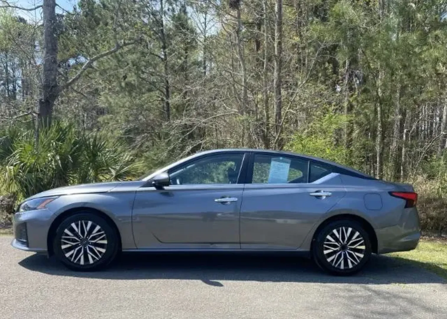2023 /Charcoal Nissan Altima SV FWD (1N4BL4DV5PN) with an 2.5L I-4 gasoline direct injection engine, located at 9146 Ocean Hwy West, Calabash, NC, 28467, (910) 579-1110, 33.928635, -78.576157 - 2023 Nissan Altima SV FWD - Photo#2