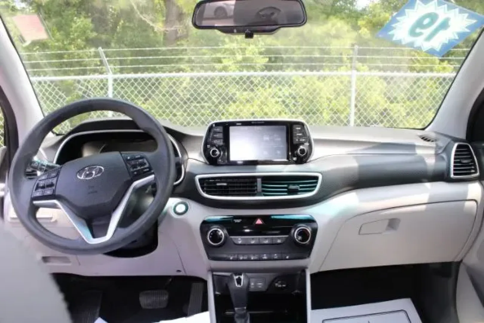 2019 /Gray, cloth Hyundai Tucson Value (KM8J33A40KU) with an 2.0L L4 DOHC 16V engine, 6-Speed Automatic transmission, located at 9146 Ocean Hwy West, Calabash, NC, 28467, (910) 579-1110, 33.928635, -78.576157 - 2019 Hyundai Tucson Value - Photo#6
