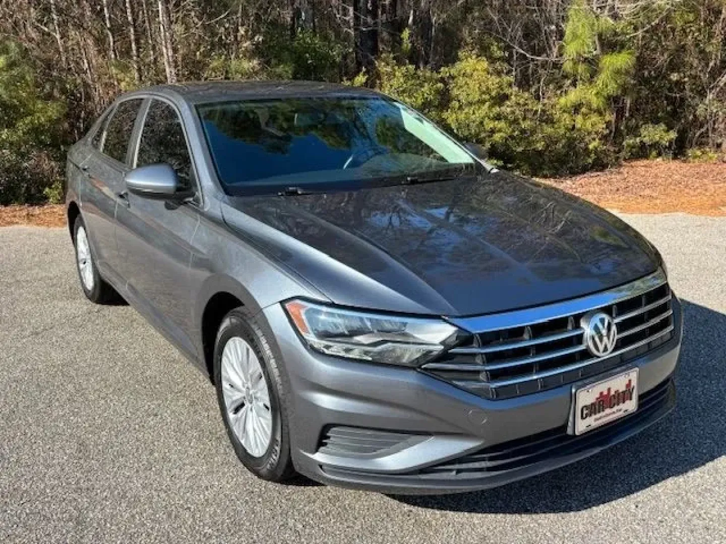 2019 /Titan Black, cloth Volkswagen Jetta 1.4T S 8A (3VWC57BU7KM) with an 1.4L L4 DOHC 16V engine, 8-Speed Automatic transmission, located at 2761 East Hwy 501, Conway, SC, 29526, (843) 331-1151, 33.781528, -78.989883 - Are you seeking an affordable yet stylish sedan that can effortlessly glide through your daily commute while also accommodating weekend adventures? Look no further than this impressive 2019 Volkswagen Jetta, now available at Car City - Conway. Located conveniently in Conway, SC, at 2761 East Hwy 501 - Photo#1