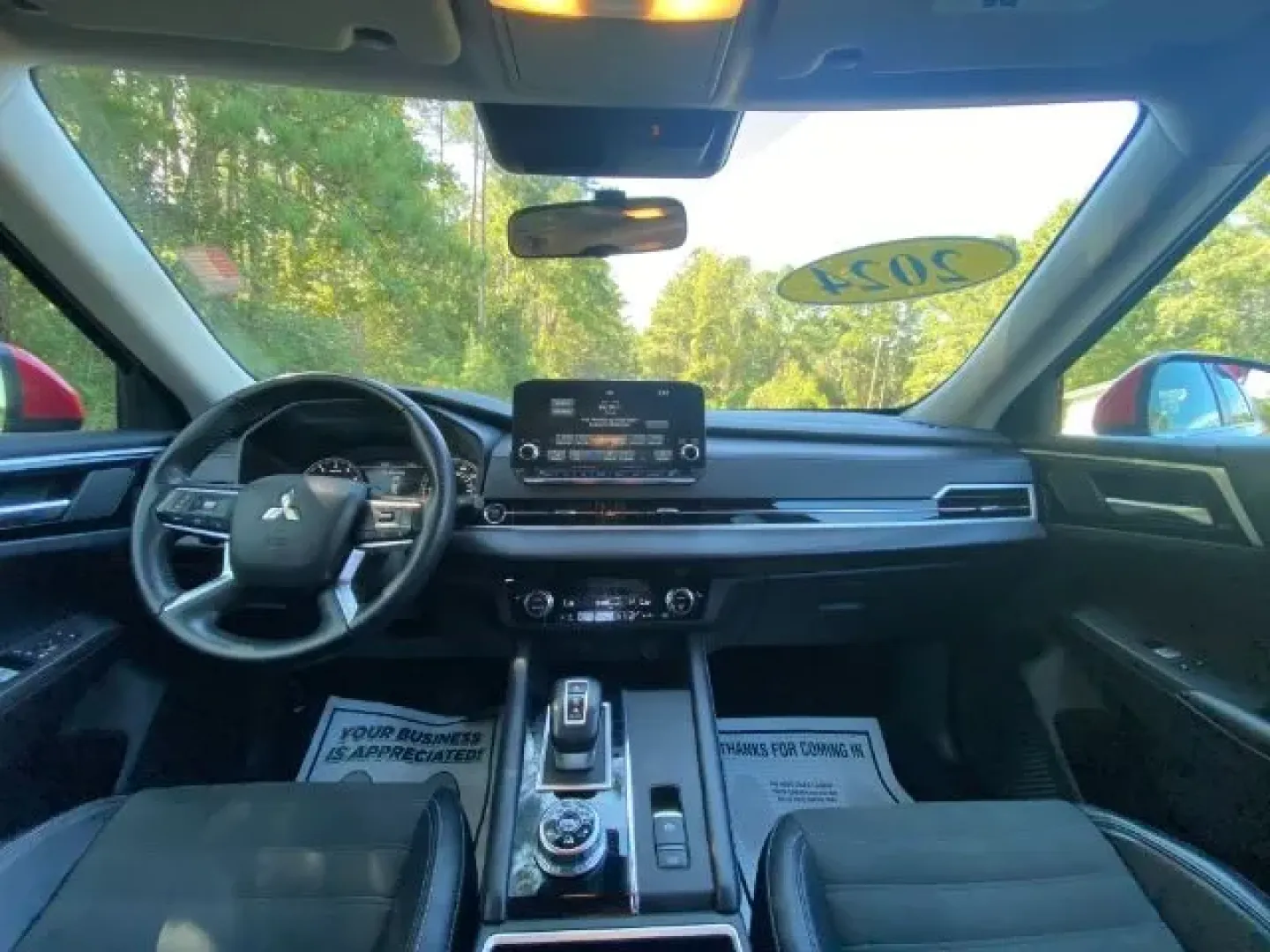 2024 /GRAY LEATHER Mitsubishi Outlander SE 2.5 S-AWC | SE Black Edition S-AWC | SE Ralliart S-AWC | SE Black Editio (JA4J4VA83RZ) with an Other engine, located at 3598 James B White Hwy South, Whiteville, NC, 28472, (910) 642-3196, 34.294846, -78.732613 - 2024 Mitsubishi Outlander SE 2.5 S-AWC | SE Black Edition S-AWC | SE Ralliart S-AWC | SE Black Editio - Photo#3