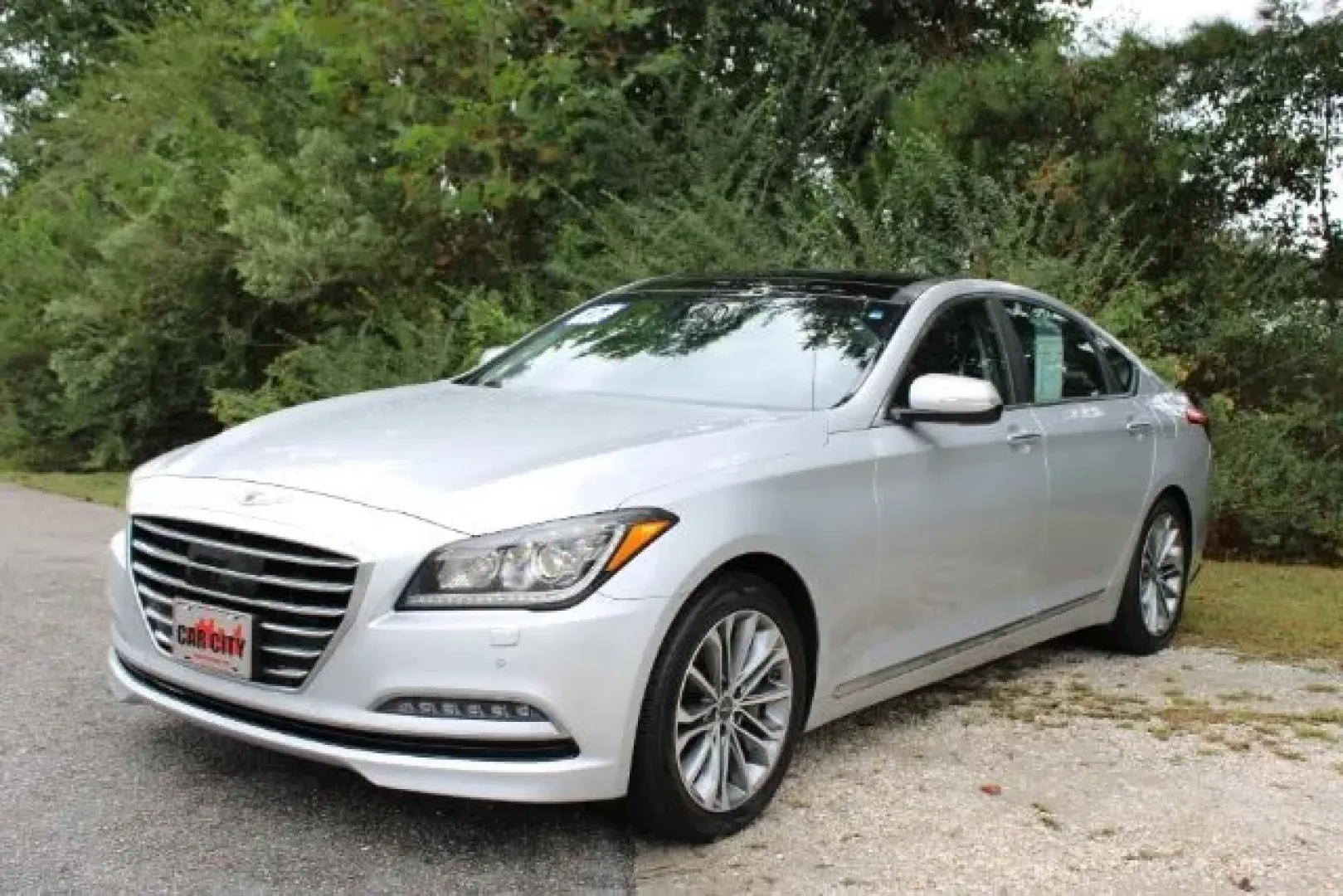2017 Genesis G80 3.8 (KMHGN4JE1HU) with an Lambda 3.8L V-6 gasoline direct injection engine, located at 3598 James B White Hwy South, Whiteville, NC, 28472, (910) 642-3196, 34.294846, -78.732613 - Experience the luxury and performance of a premium sedan that enhances your everyday journeys. Introducing the 2017 Genesis G80, a vehicle that perfectly combines style, comfort, and cutting-edge technology for those who demand more from their drives. Whether you're commuting to work, running errand - Photo#0