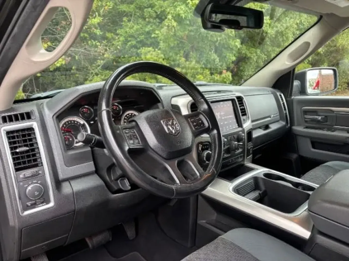 2018 /Diesel Gray/Black Ram 1500 Big Horn Crew Cab 4x4 5'7 Box (3C6RR7LG0JG) with an Other engine, located at 2761 East Hwy 501, Conway, SC, 29526, (843) 331-1151, 33.781528, -78.989883 - **Unleash Your Adventure with This Rugged 2018 Ram 1500 Big Horn Crew Cab!**<br /> <br /> Are you ready to elevate your driving experience and conquer the open road? Look no further! This 2018 Ram 1500 Big Horn Crew Cab is the perfect vehicle for those who thrive on adventure, whether it's a weekend - Photo#9