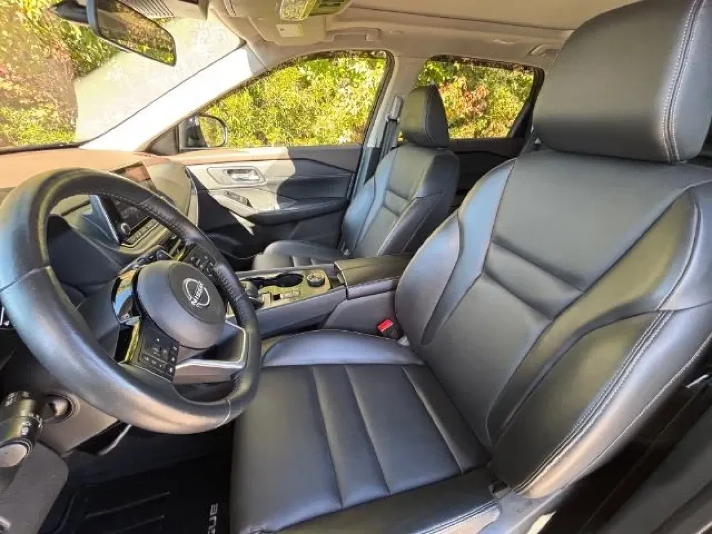 2023 /Charcoal Nissan Rogue SV Intelligent AWD (JN8BT3BB3PW) with an VC-Turbo 1.5L I-3 gasoline direct injection engine, located at 2761 East Hwy 501, Conway, SC, 29526, (843) 331-1151, 33.781528, -78.989883 - Looking for an SUV that excels in both style and function? Meet the 2023 Nissan Rogue SV Intelligent AWD, a perfect solution for families, commuters, and weekend adventurers alike. With its striking Super Black exterior and sophisticated charcoal interior, this vehicle is designed to elevate your da - Photo#11