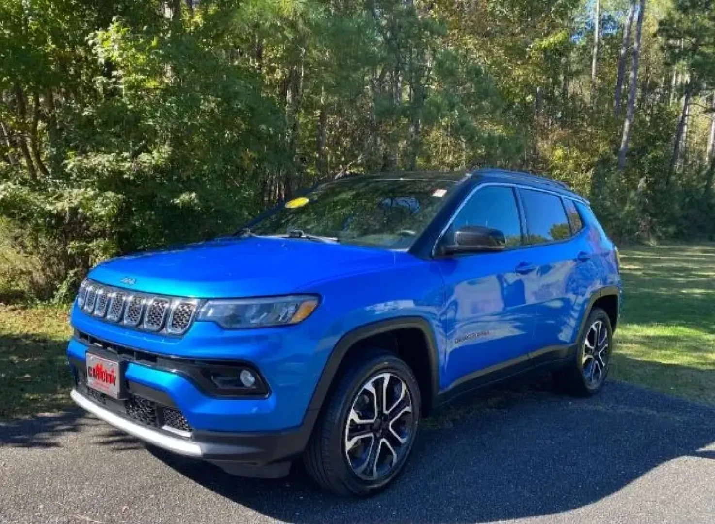 2023 /Black Jeep Compass Limited 4x4 (3C4NJDCNXPT) with an 2L I-4 gasoline direct injection engine, located at 9146 Ocean Hwy West, Calabash, NC, 28467, (910) 579-1110, 33.928635, -78.576157 - Are you ready to elevate your driving experience and embrace adventure? Look no further than this stunning **2023 Jeep Compass Limited 4x4**, available now at **Car City - Calabash**, your premier destination for quality used vehicles in Calabash, NC. This versatile SUV seamlessly blends style and f - Photo#0