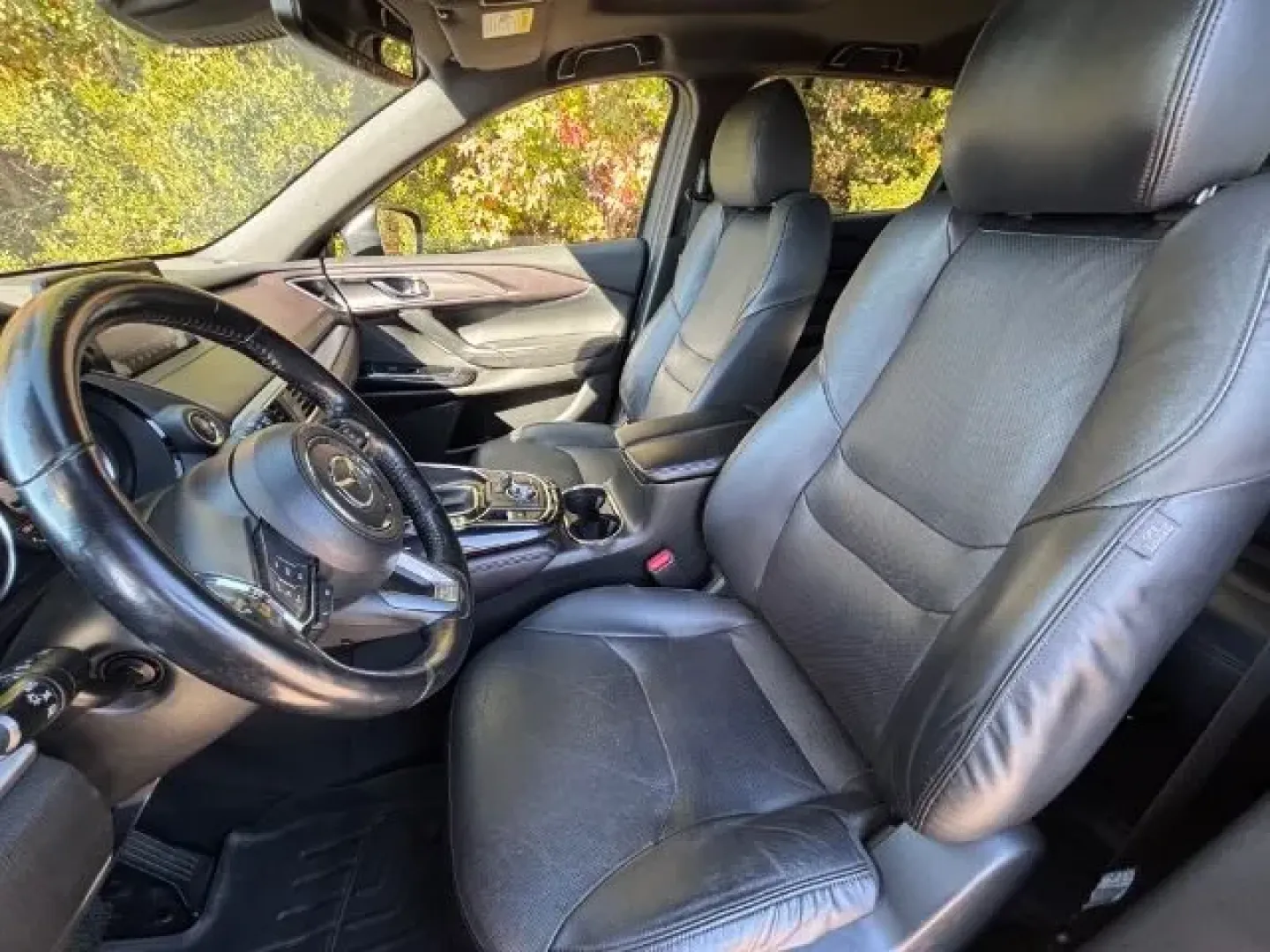 2018 /Black, leather Mazda CX-9 Grand Touring AWD (JM3TCBDY4J0) with an 2.5L L4 DOHC 16V engine, 6-Speed Automatic transmission, located at 2761 East Hwy 501, Conway, SC, 29526, (843) 331-1151, 33.781528, -78.989883 - Are you ready to elevate your family road trips or daily commutes with an SUV that combines luxury, comfort, and reliability? Look no further than this stunning 2018 Mazda CX-9 Grand Touring AWD available at Car City - Conway. With its spacious interior, advanced safety features, and impressive perf - Photo#10