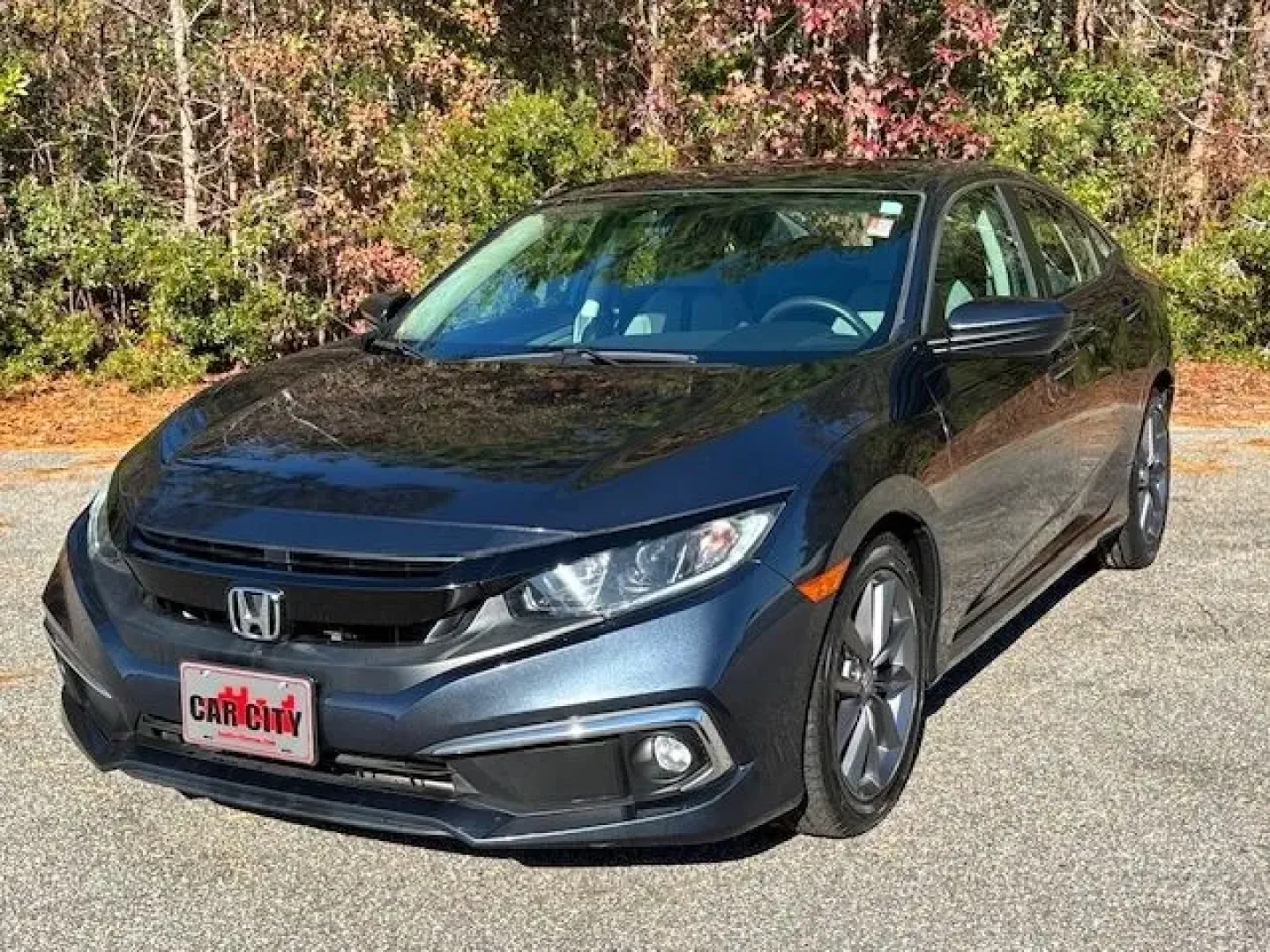 2019 /Black Honda Civic EX (19XFC1F39KE) with an 1.5L I-4 gasoline direct injection engine, located at 2761 East Hwy 501, Conway, SC, 29526, (843) 331-1151, 33.781528, -78.989883 - **Experience the Perfect Blend of Comfort and Efficiency with the 2019 Honda Civic EX!**<br /> <br /> Are you in search of a reliable and stylish sedan that fits seamlessly into your busy lifestyle? Look no further than the 2019 Honda Civic EX, available now at Car City - Conway! This exceptional pr - Photo#0
