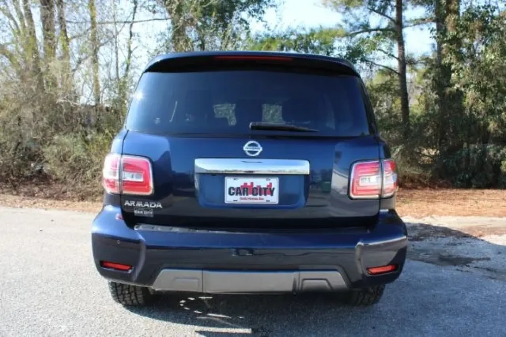 2019 Nissan Armada SV (JN8AY2NC4K9) with an Endurance 5.6L V-8 gasoline direct injection engine, located at 3598 James B White Hwy South, Whiteville, NC, 28472, (910) 642-3196, 34.294846, -78.732613 - Dreaming of weekend beach runs to Wrightsville, family road trips with everyone comfortable, or a confident 4WD SUV for unpredictable Carolina weather? This 2019 Nissan Armada SV in striking Hermosa Blue Pearl delivers big-space versatility, strong V8 power, and three-row practicality-an ideal match - Photo#2