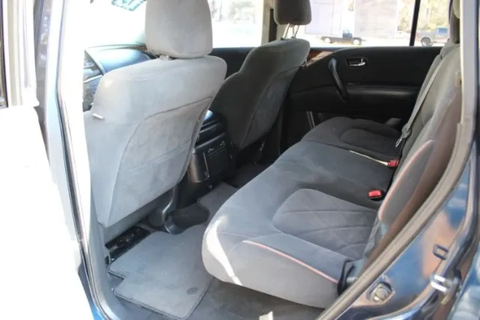 2019 Nissan Armada SV (JN8AY2NC4K9) with an Endurance 5.6L V-8 gasoline direct injection engine, located at 3598 James B White Hwy South, Whiteville, NC, 28472, (910) 642-3196, 34.294846, -78.732613 - Dreaming of weekend beach runs to Wrightsville, family road trips with everyone comfortable, or a confident 4WD SUV for unpredictable Carolina weather? This 2019 Nissan Armada SV in striking Hermosa Blue Pearl delivers big-space versatility, strong V8 power, and three-row practicality-an ideal match - Photo#10