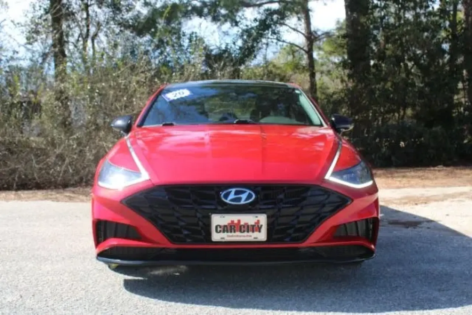 2020 Hyundai Sonata SEL Plus (5NPEJ4J2XLH) with an Smartstream 1.6L I-4 port/direct injection engine, 7A transmission, located at 3598 James B White Hwy South, Whiteville, NC, 28472, (910) 642-3196, 34.294846, -78.732613 - Need a comfortable, tech-forward sedan that makes weekday commutes smoother and weekend getaways easier-without stretching your budget? This Calypso Red 2020 Hyundai Sonata SEL Plus is built for real life in and around Whiteville, from early-morning runs down James B. White Highway (US-701) to relax - Photo#1