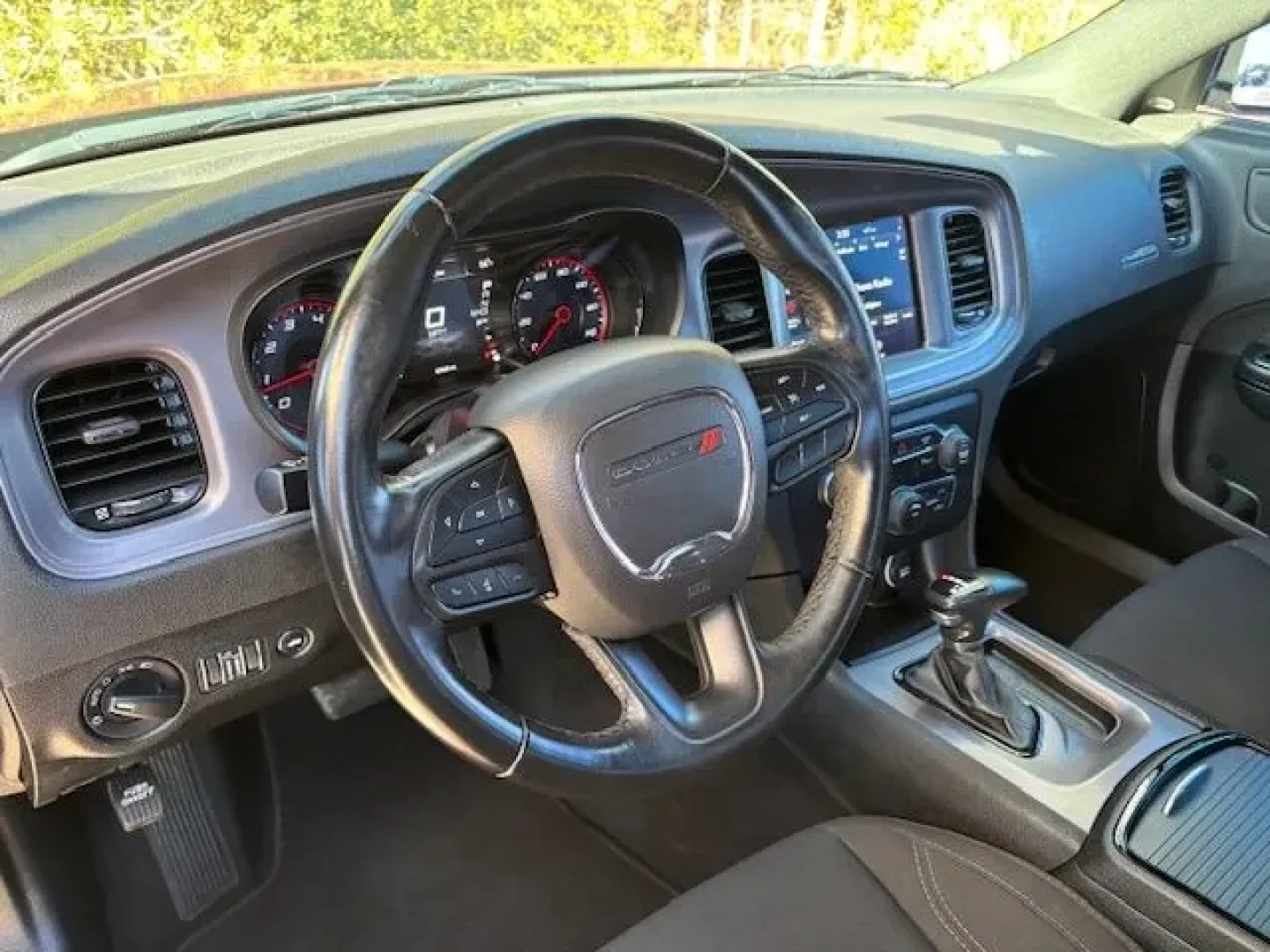 2023 /Black Dodge Charger SXT (2C3CDXBG1PH) with an Pentastar 3.6L V-6 DOHC engine, 8A transmission, located at 2761 East Hwy 501, Conway, SC, 29526, (843) 331-1151, 33.781528, -78.989883 - Weekend escape to Myrtle Beach, a confident daily commute down Highway 501, or a sleek ride for date night in Downtown Conway-this 2023 Dodge Charger SXT is built for drivers who want muscle-car attitude with real-world comfort. Finished in head-turning Octane Red Pearlcoat with a refined Black inte - Photo#10