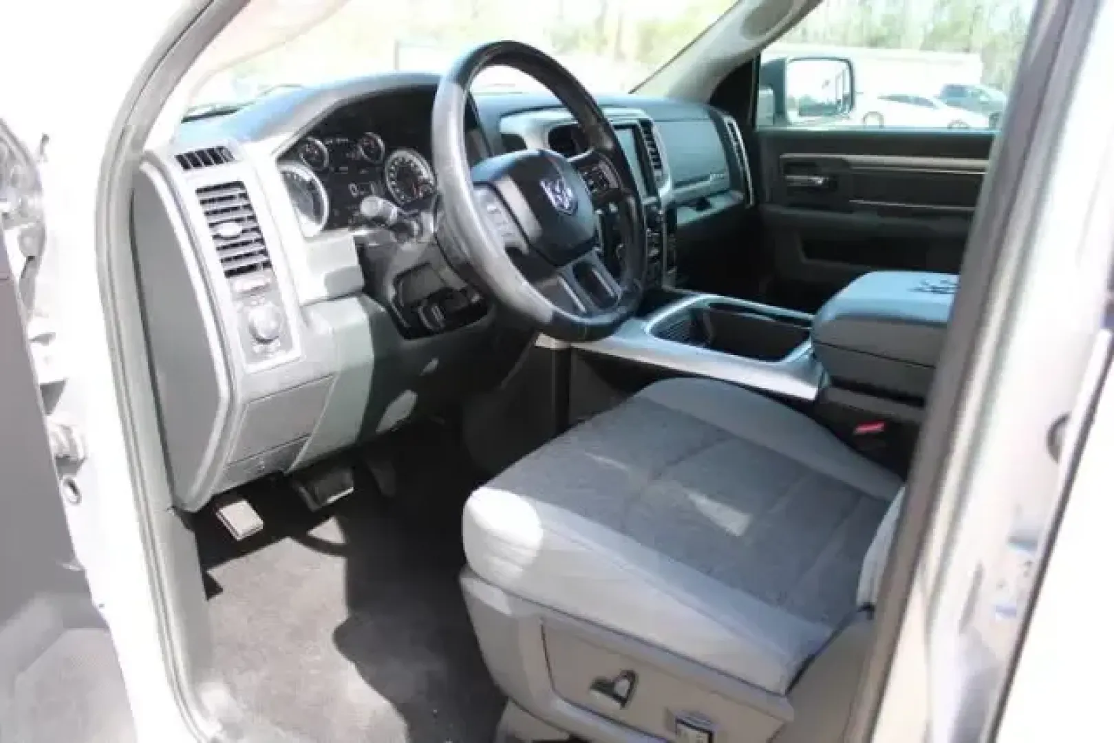 2016 /Diesel Gray/Black Ram 1500 Big Horn (1C6RR6LTXGS) with an 5.7L V8 OHV 16V engine, 6A transmission, located at 3598 James B White Hwy South, Whiteville, NC, 28472, (910) 642-3196, 34.294846, -78.732613 - Whether you're hauling weekend project supplies, towing a boat to the coast, or commuting comfortably from Whiteville to Wilmington, this **2016 Ram 1500 Big Horn Crew Cab** is the kind of truck that fits real life in southeastern North Carolina. With its roomy cabin, confident V8 power, and practic - Photo#7